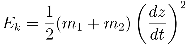 \frac{d(E_k)}{dt} = \frac{d(-E_p)}{dt}